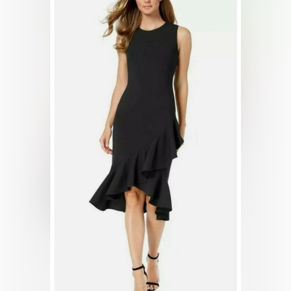 CK Ruffle Dress - Picture 1 of 2